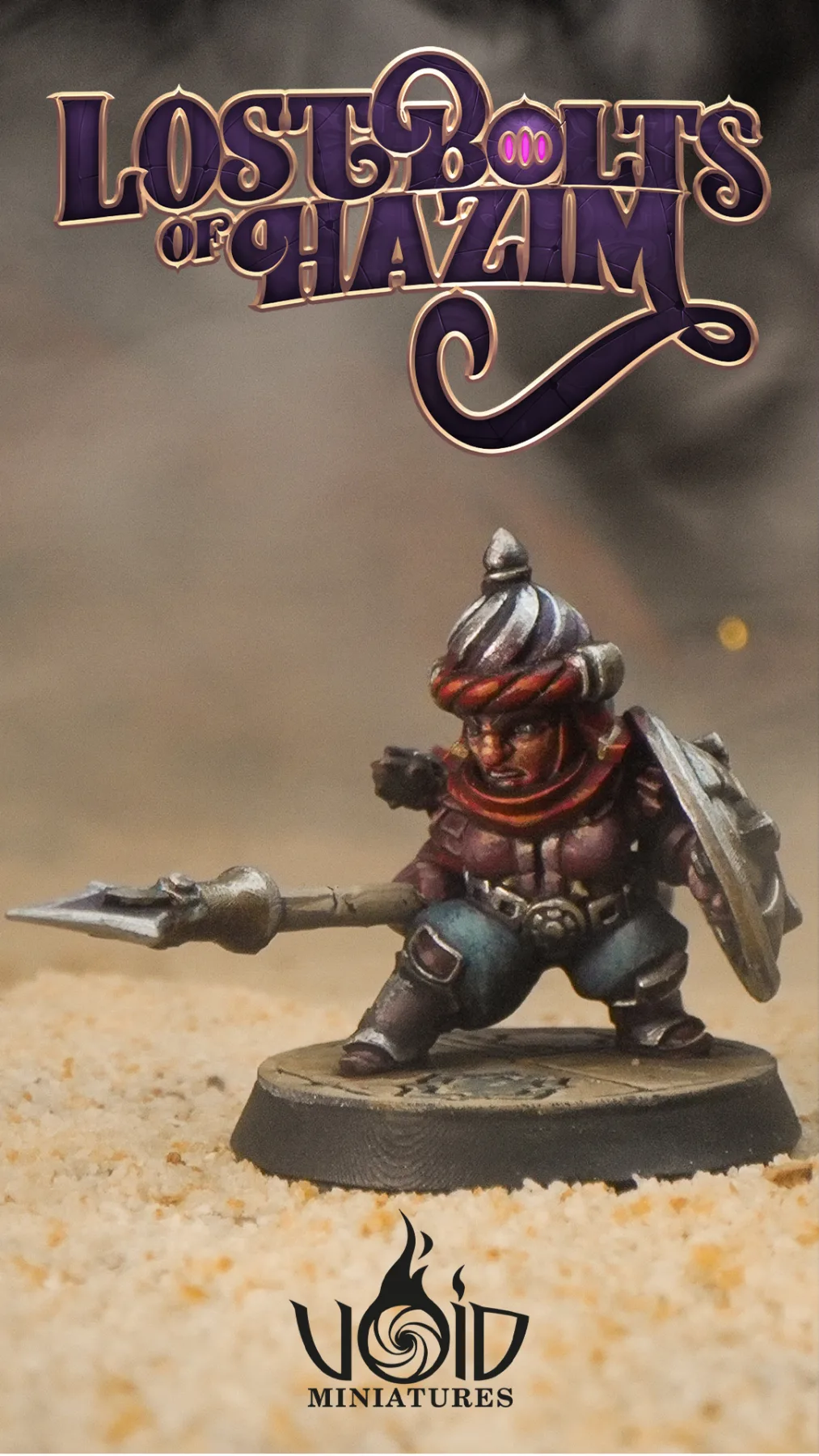 Caravan Guard 01 — Painted miniature: Caravan Guard 01