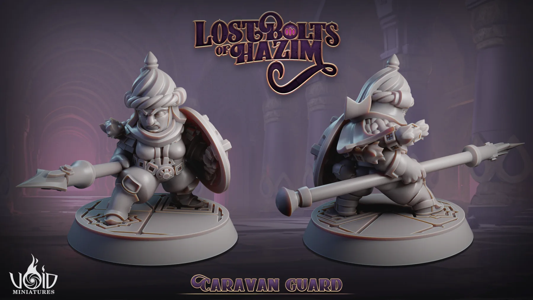 Caravan Guard 01 — Front and back render: Caravan Guard 01