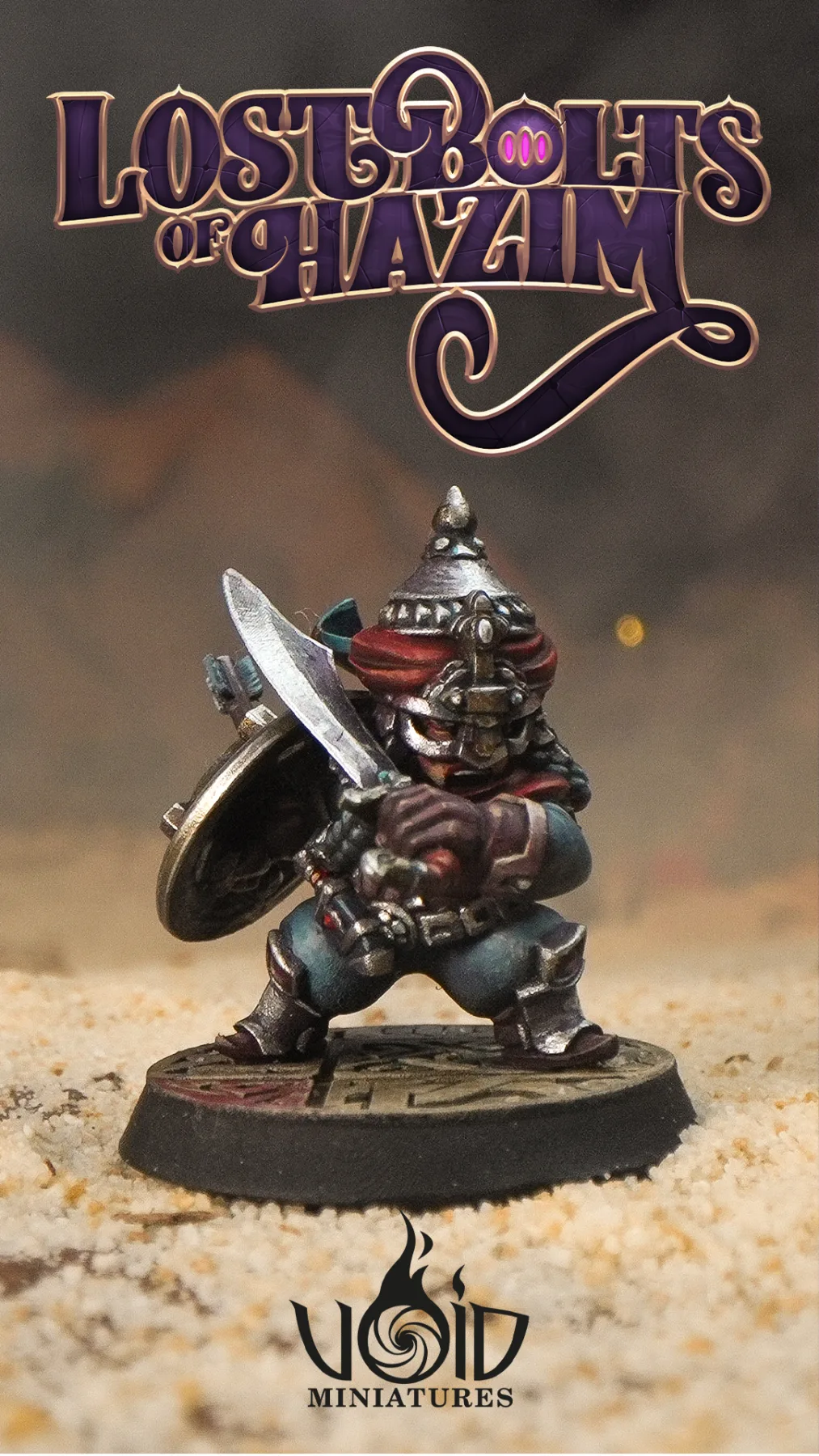 Caravan Guard 02 — Painted miniature: Caravan Guard 02