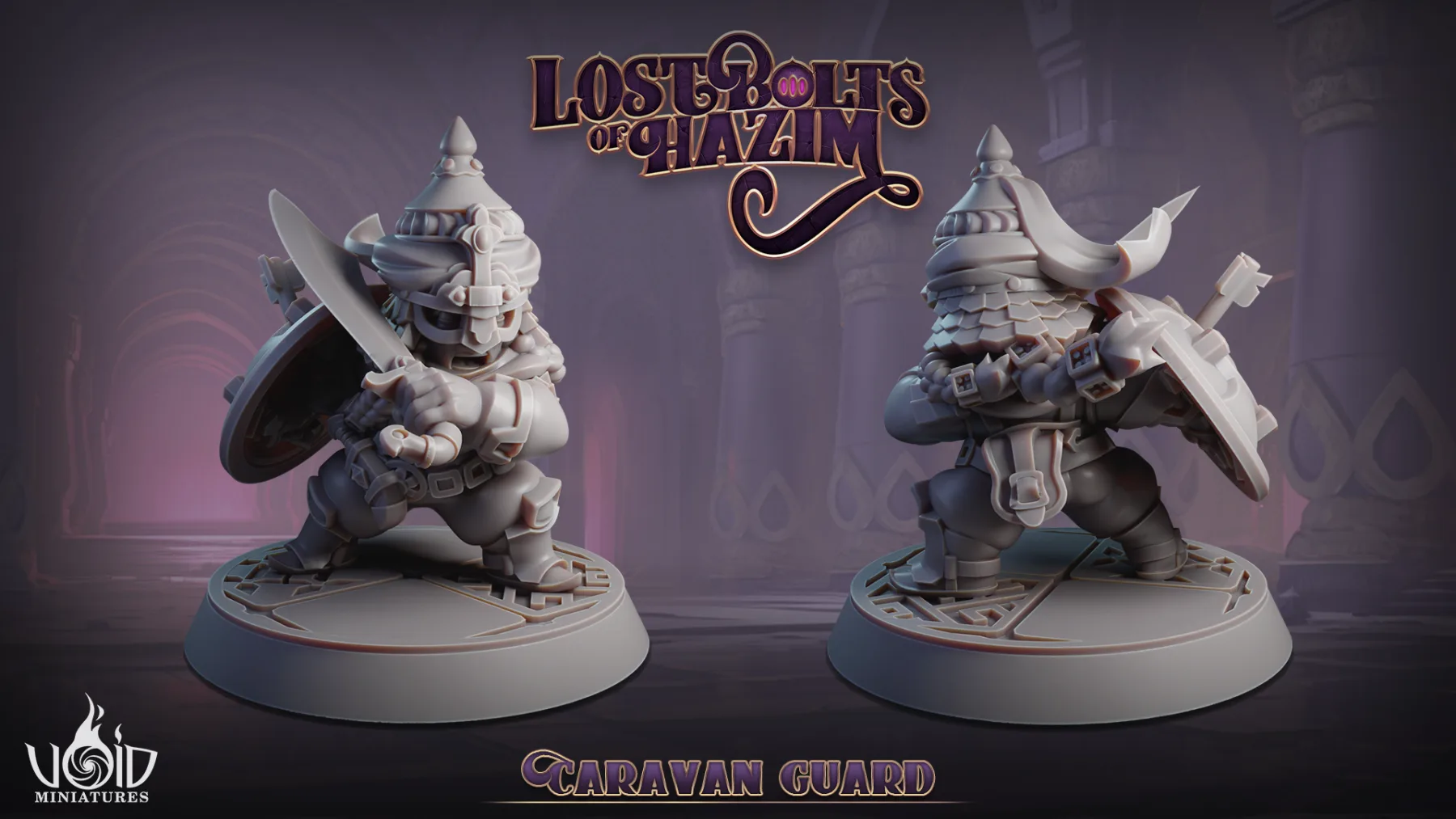 Caravan Guard 02 — Front and back render: Caravan Guard 02