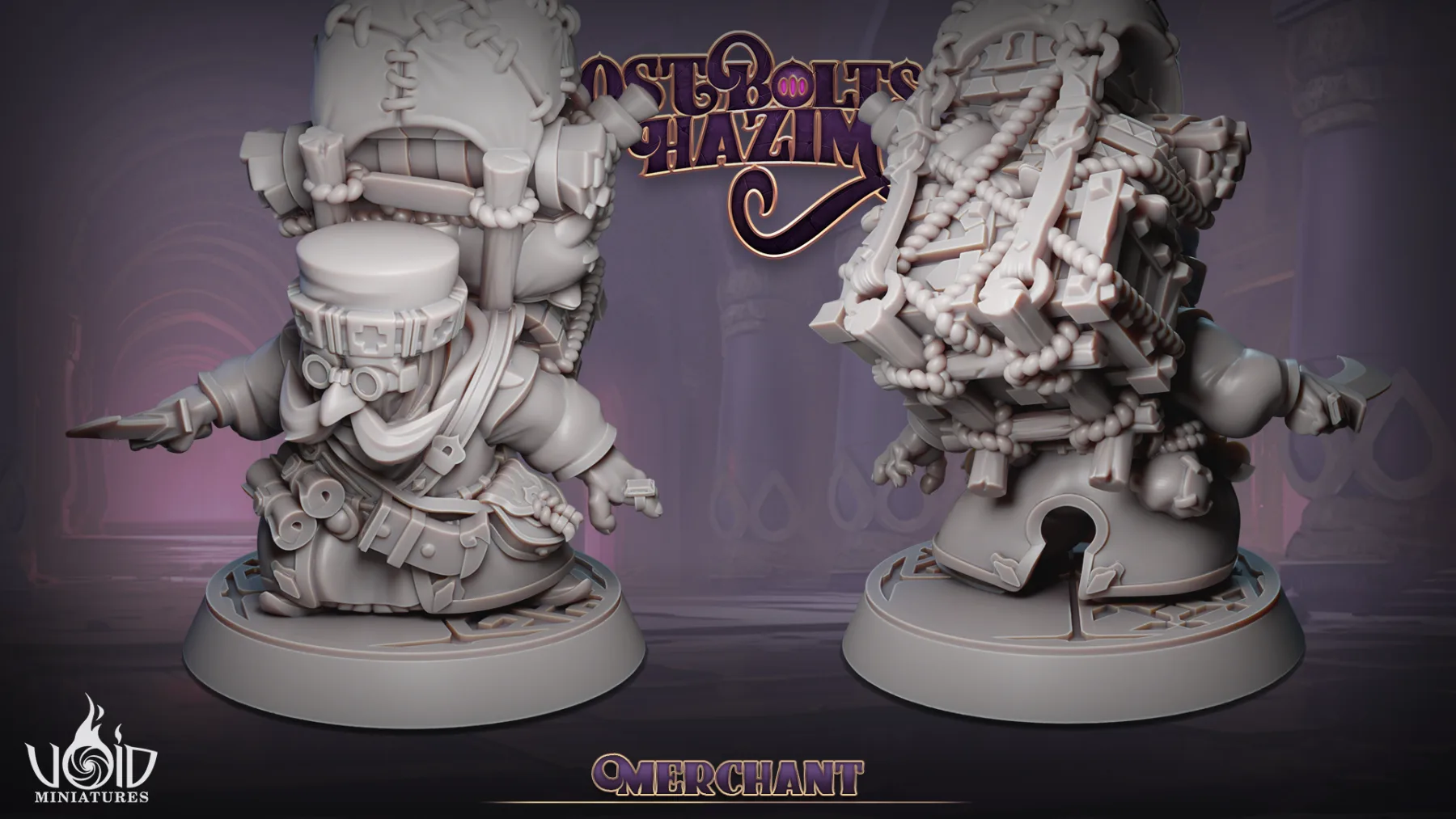 Merchant 03 — Front and back render: Merchant 03