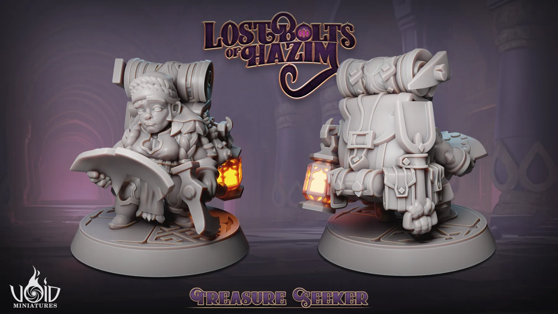 Treasure Seeker 01 — Front and back render: Treasure Seeker 01