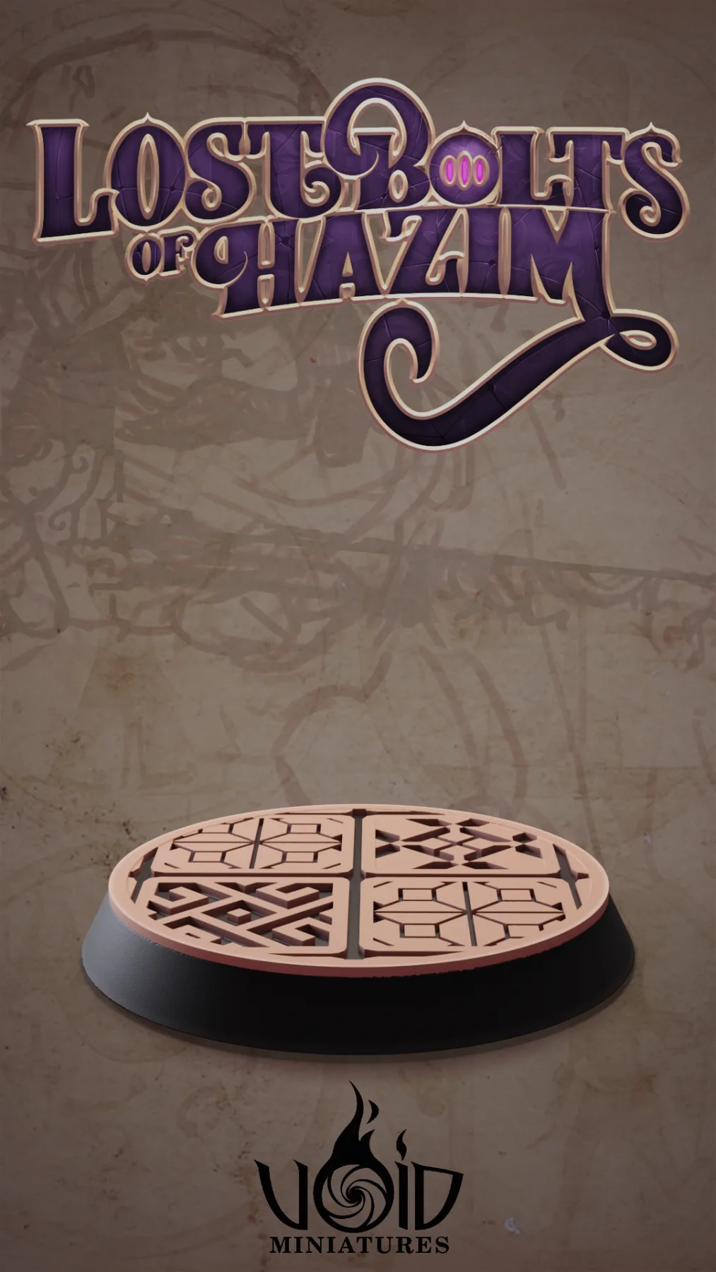 Base Collection — Circular base — patterned stone
