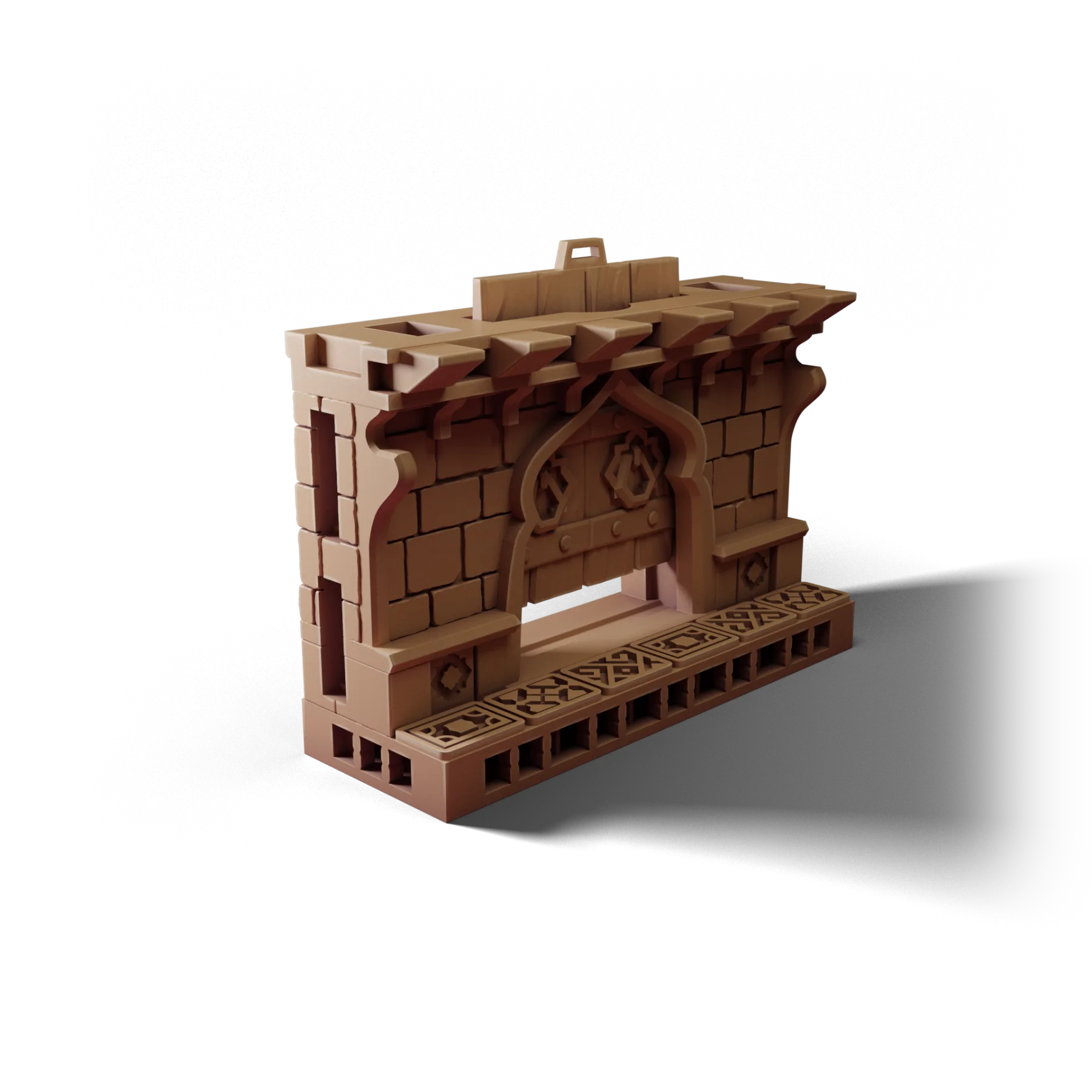 Door 3×1 A — Door 3×1 A — clean clay render