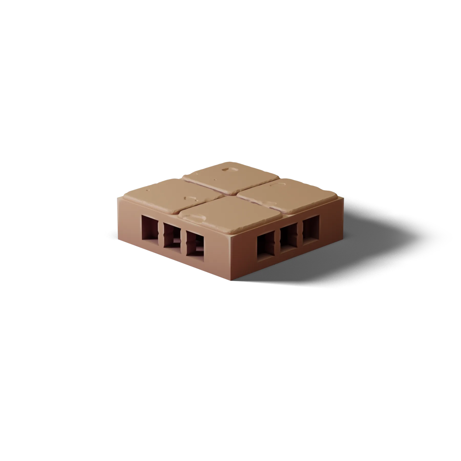 Floor 1×1 E — Floor 1×1 E — clean clay render