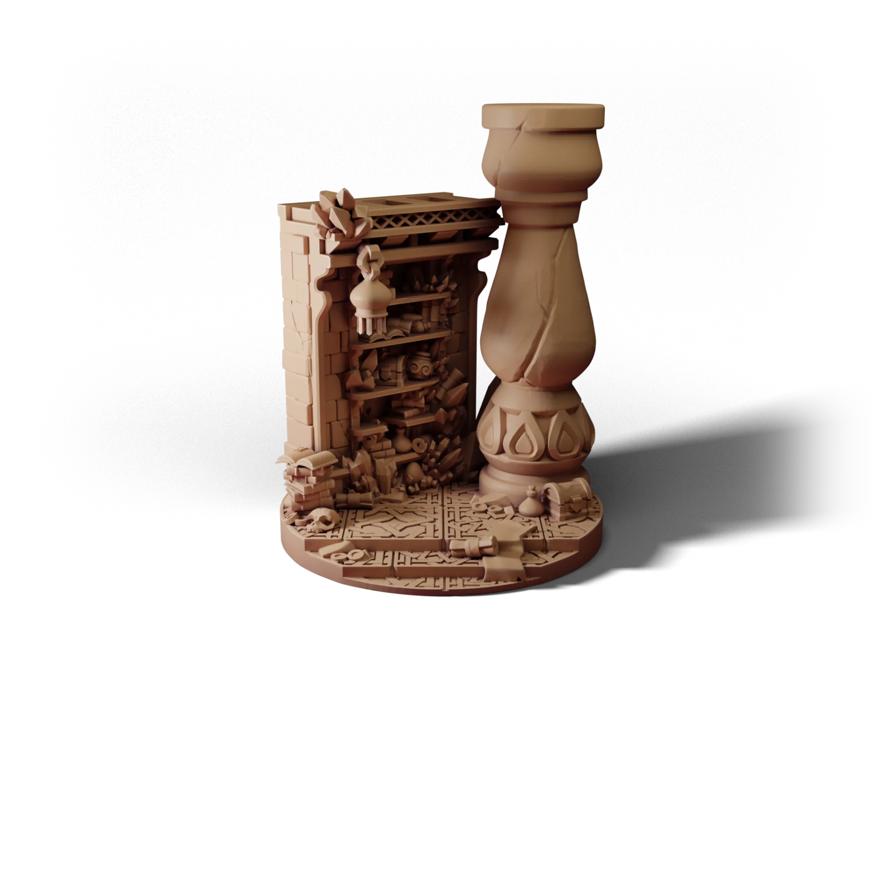 Hazim Base — Hazim Base — clean clay render