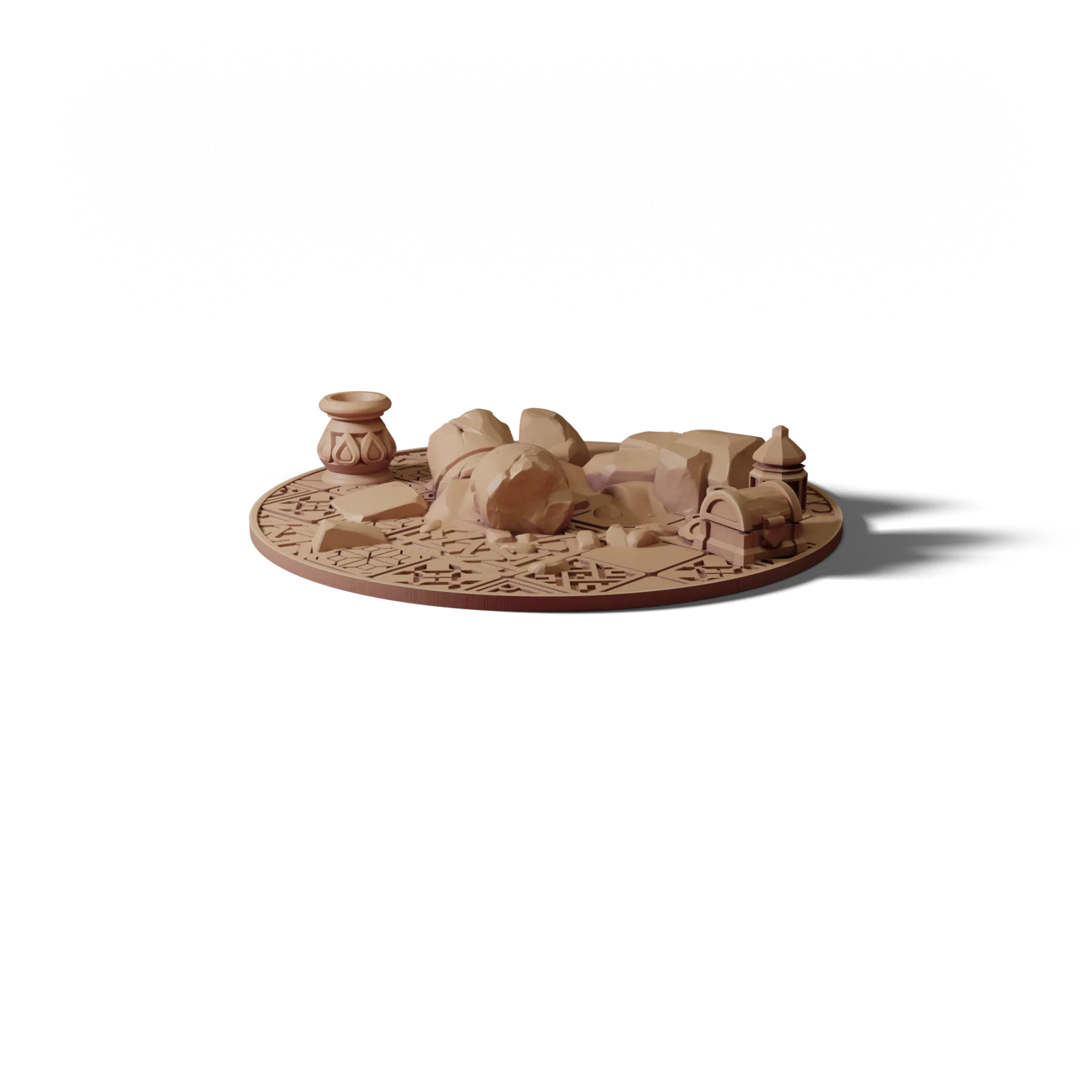 Mekalooter Base — Mekalooter Base — clean clay render
