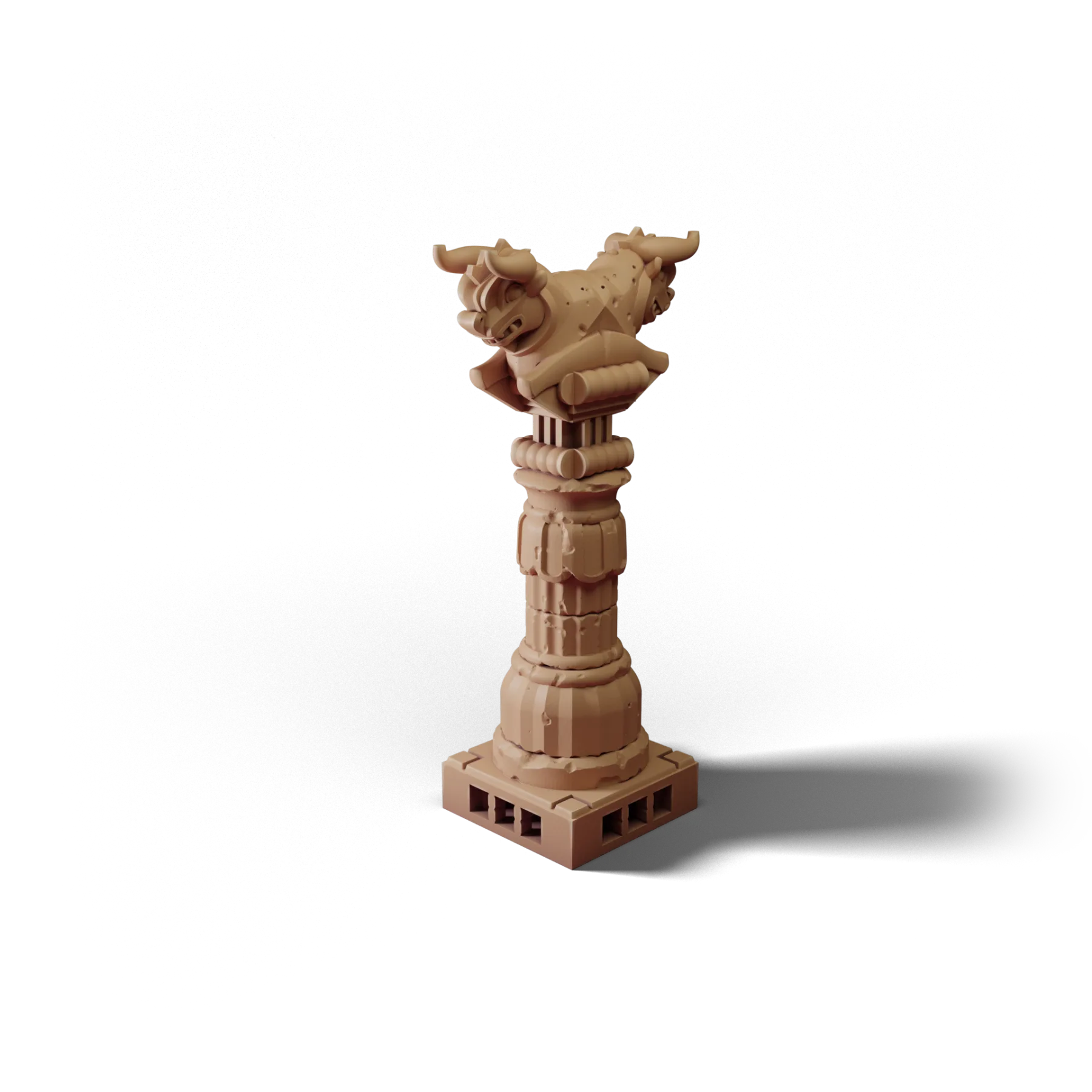 Column A — Column A — clean clay render