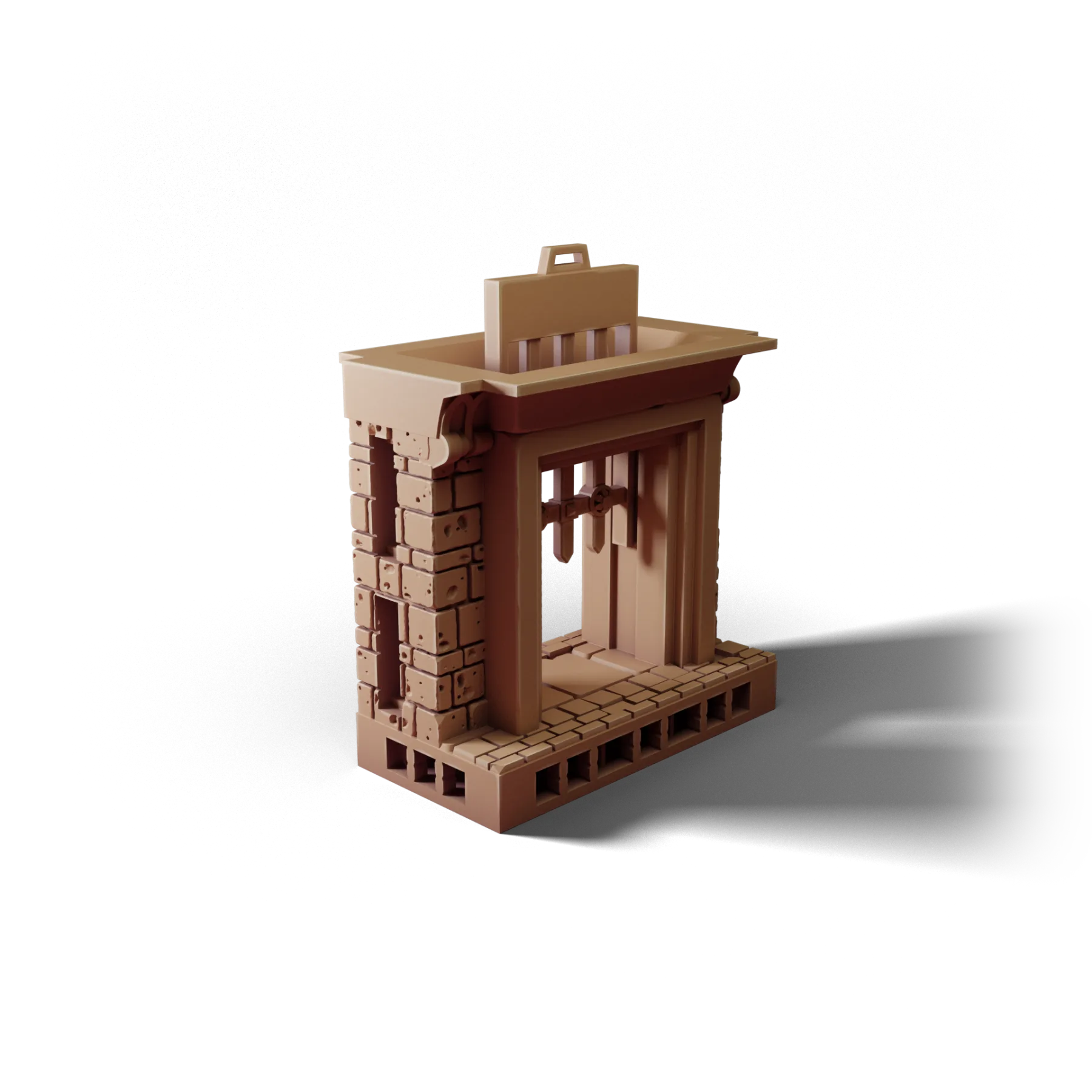 Door 2×1 A — Door 2×1 A — clean clay render