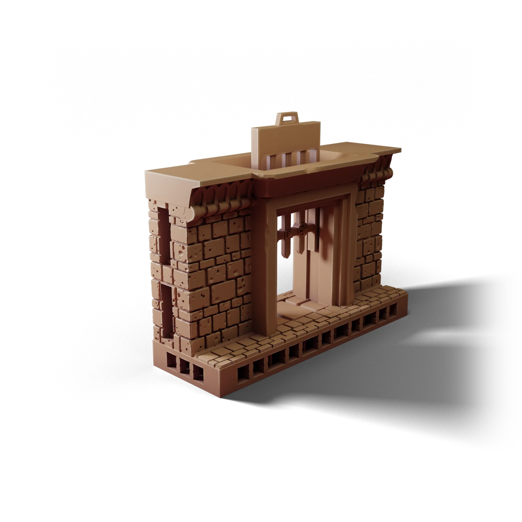 Door 3×1 A — Door 3×1 A — clean clay render