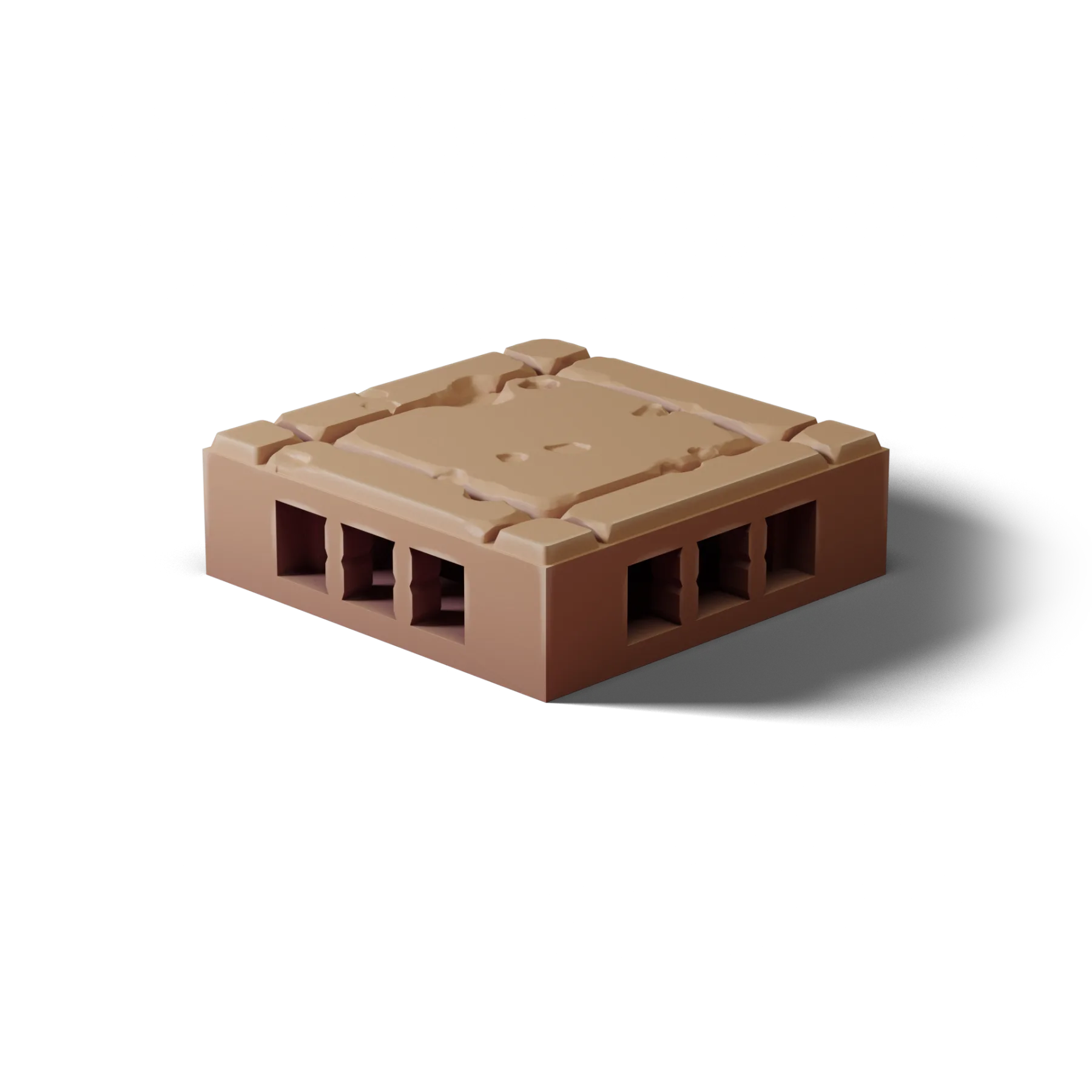 Floor 1×1 E — Floor 1×1 E — clean clay render