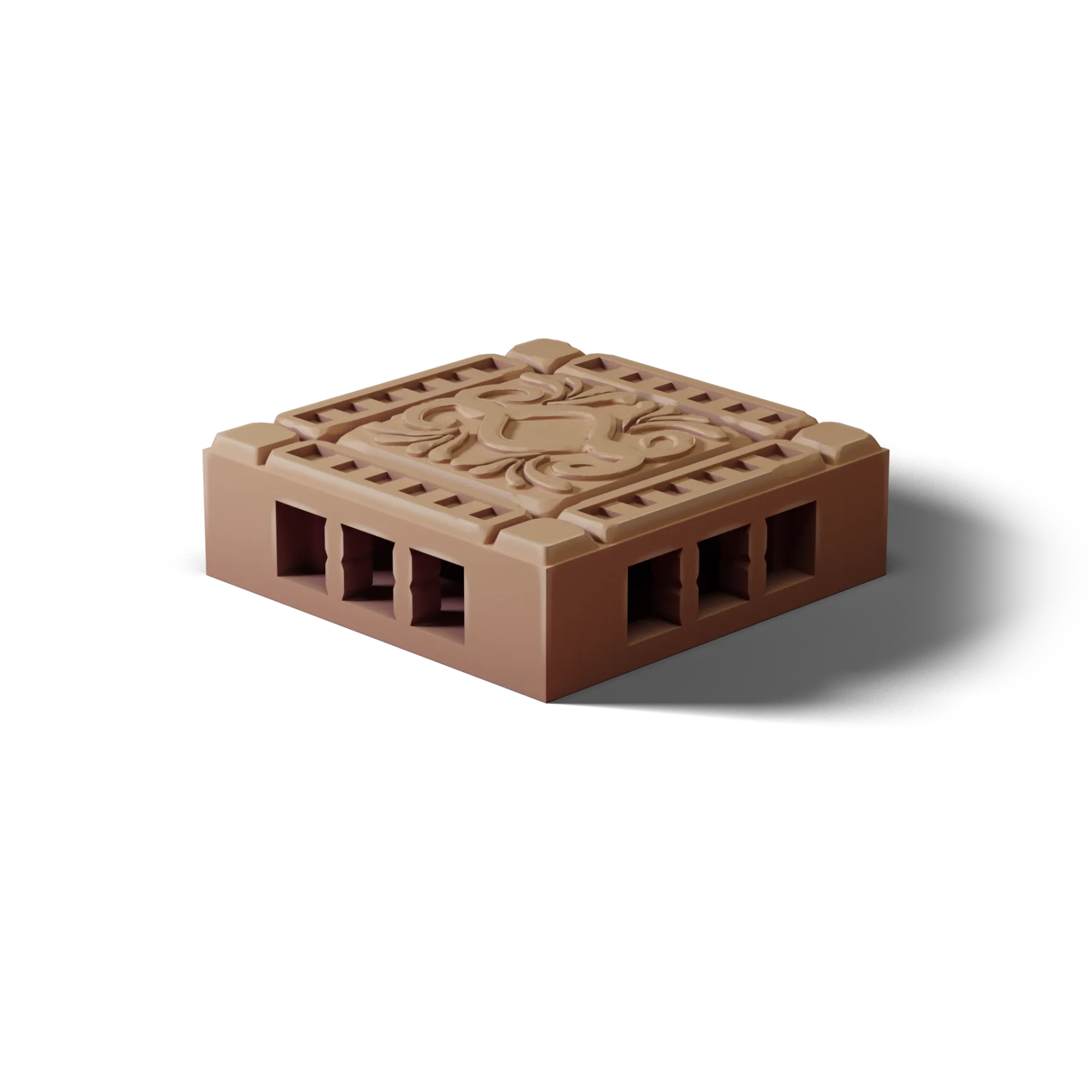 Floor 1×1 F — Floor 1×1 F — clean clay render