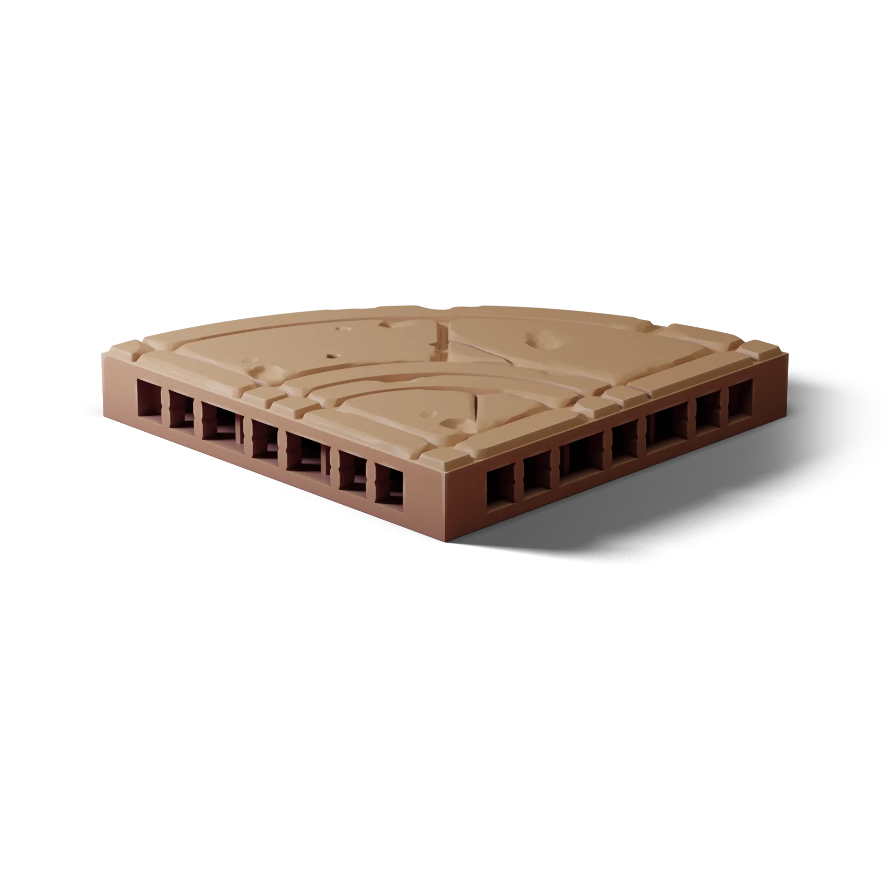 Floor Curve A — Floor Curve A — clean clay render