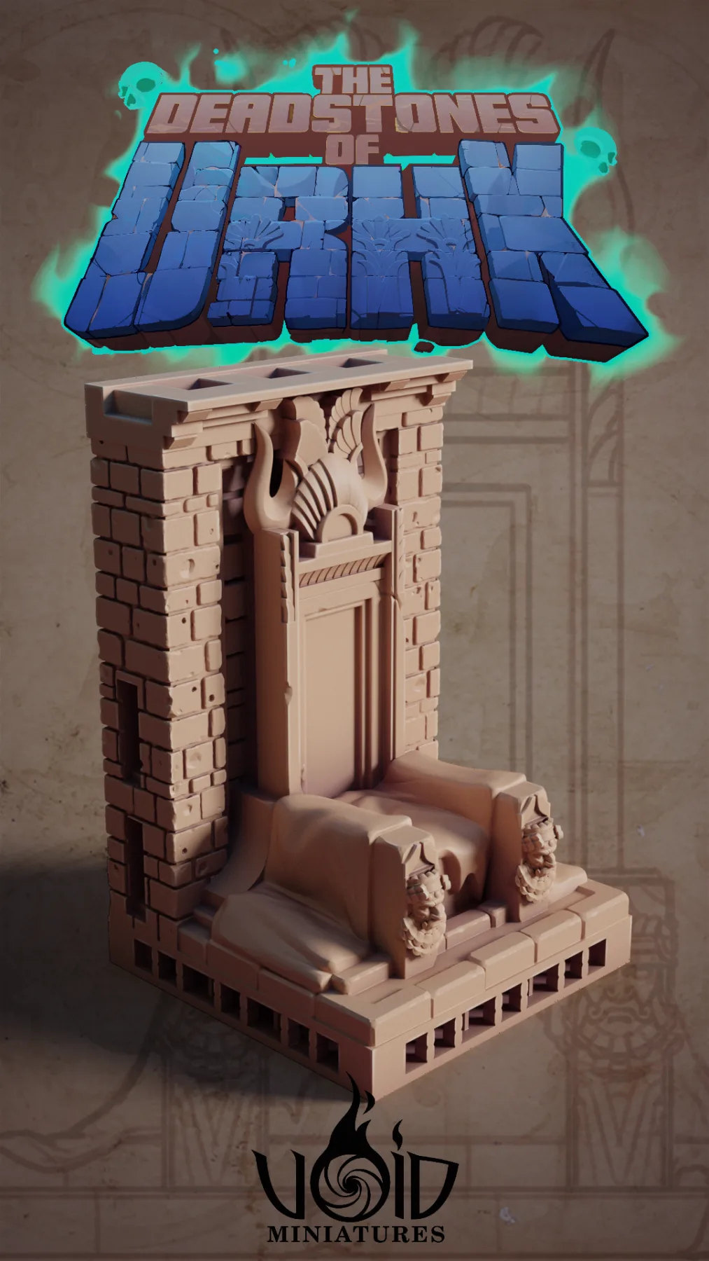 Wall 2×1 Big B Throne / Muro 2×1 grande B con trono