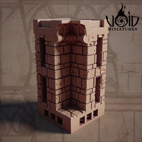 Corner 1x1 A scenery render — The Deadstones of Uhrk