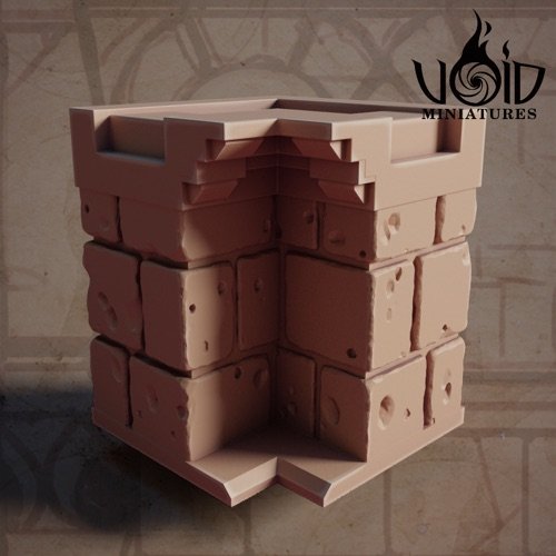 Corner 1x1 Top A scenery render — The Deadstones of Uhrk