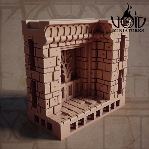 Corner 2x1 A scenery render — The Deadstones of Uhrk
