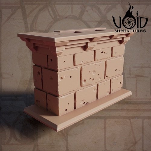 Corner 2x1 Top B scenery render — The Deadstones of Uhrk