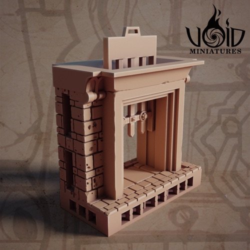Door 2x1 A scenery render — The Deadstones of Uhrk
