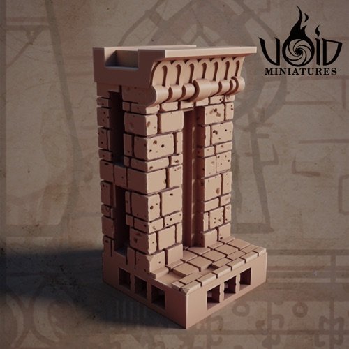 Wall 1x1 A scenery render — The Deadstones of Uhrk