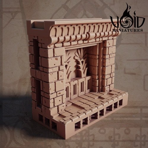 Wall 2x1 A scenery render — The Deadstones of Uhrk