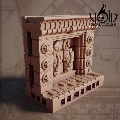 Wall 2x1 C scenery render — The Deadstones of Uhrk