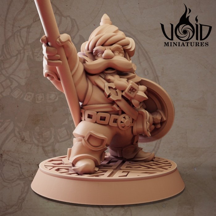 Male Guard 02 miniature render — Lost Bolts of Hazim