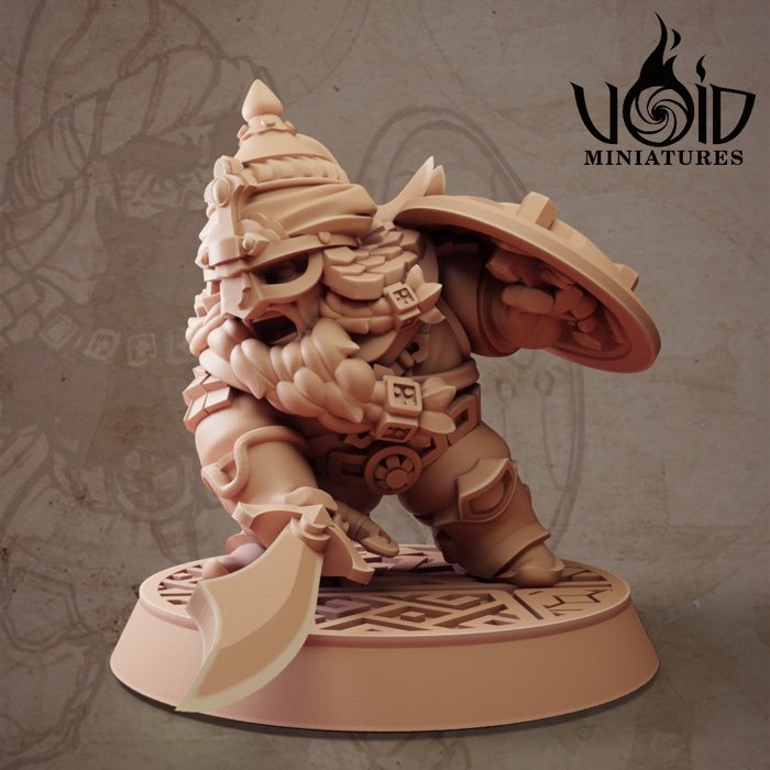 Male Guard 04 miniature render — Lost Bolts of Hazim