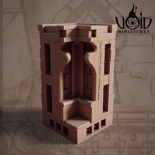 Corner 1x1 A scenery render — Lost Bolts of Hazim
