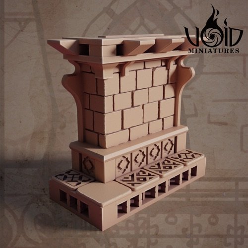 Corner 2x1 B scenery render — Lost Bolts of Hazim