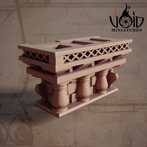 Corner 2x1 Top B scenery render — Lost Bolts of Hazim