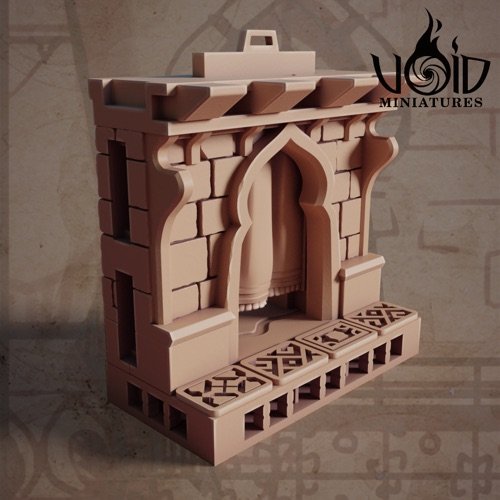 Door 2x1 A scenery render — Lost Bolts of Hazim