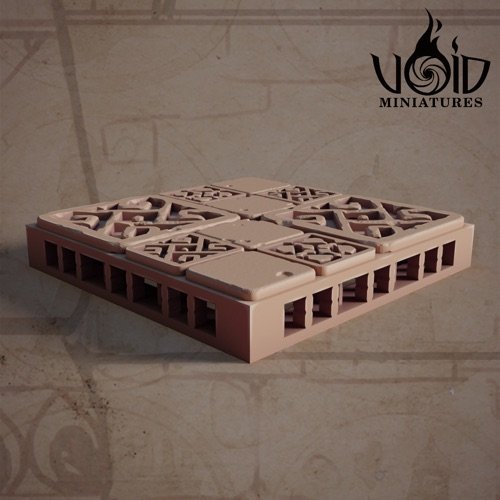 Floor 2x2 C scenery render — Lost Bolts of Hazim