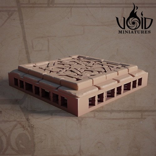Floor 2x2 Hazim A scenery render — Lost Bolts of Hazim