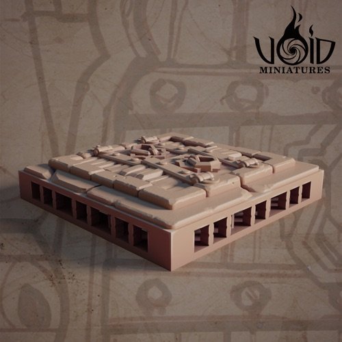 Floor 2x2 Trapdoor C scenery render — Lost Bolts of Hazim