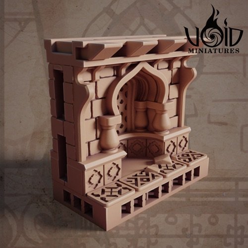 Wall 2x1 A scenery render — Lost Bolts of Hazim