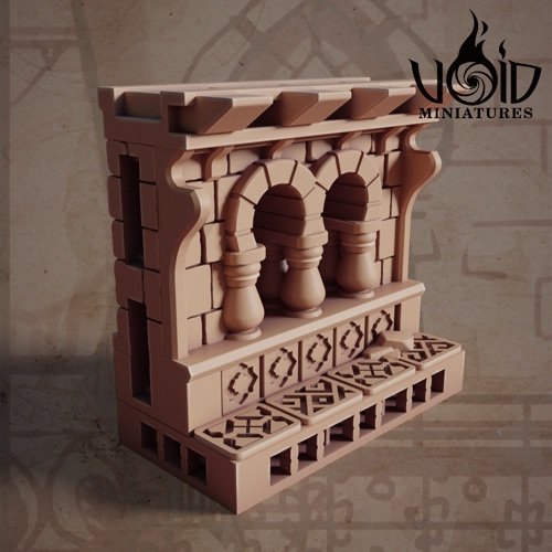 Wall 2x1 B scenery render — Lost Bolts of Hazim
