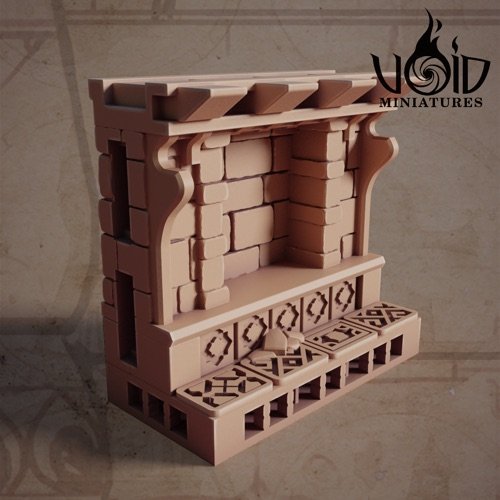 Wall 2x1 E scenery render — Lost Bolts of Hazim
