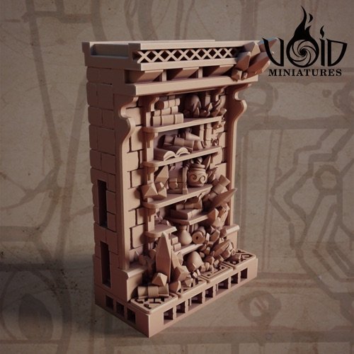 Wall 2x1 Hazim scenery render — Lost Bolts of Hazim