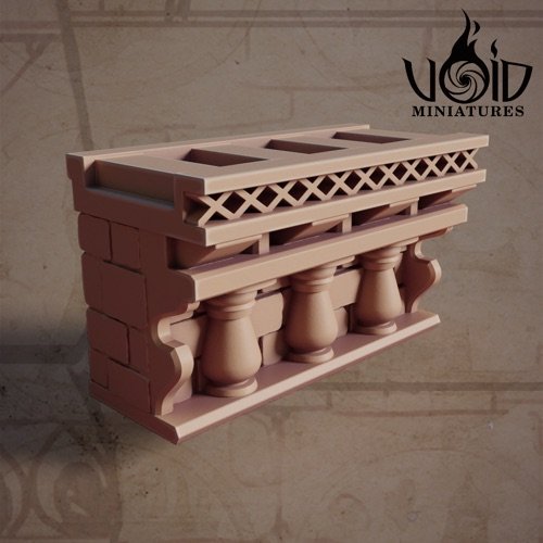 Wall Top 2x1 C scenery render — Lost Bolts of Hazim